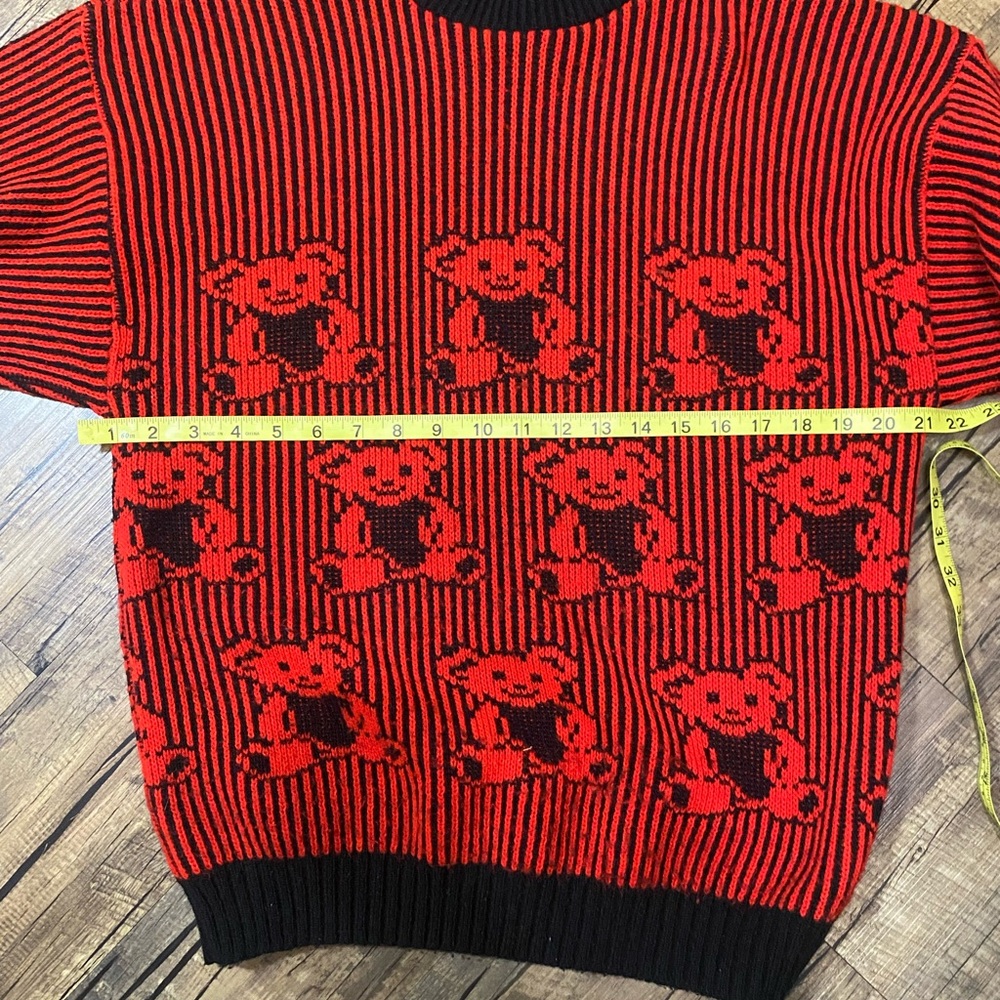 Vintage Adele Knitwear Teddy Bear Kawaii Sweater - Picture 7 of 7